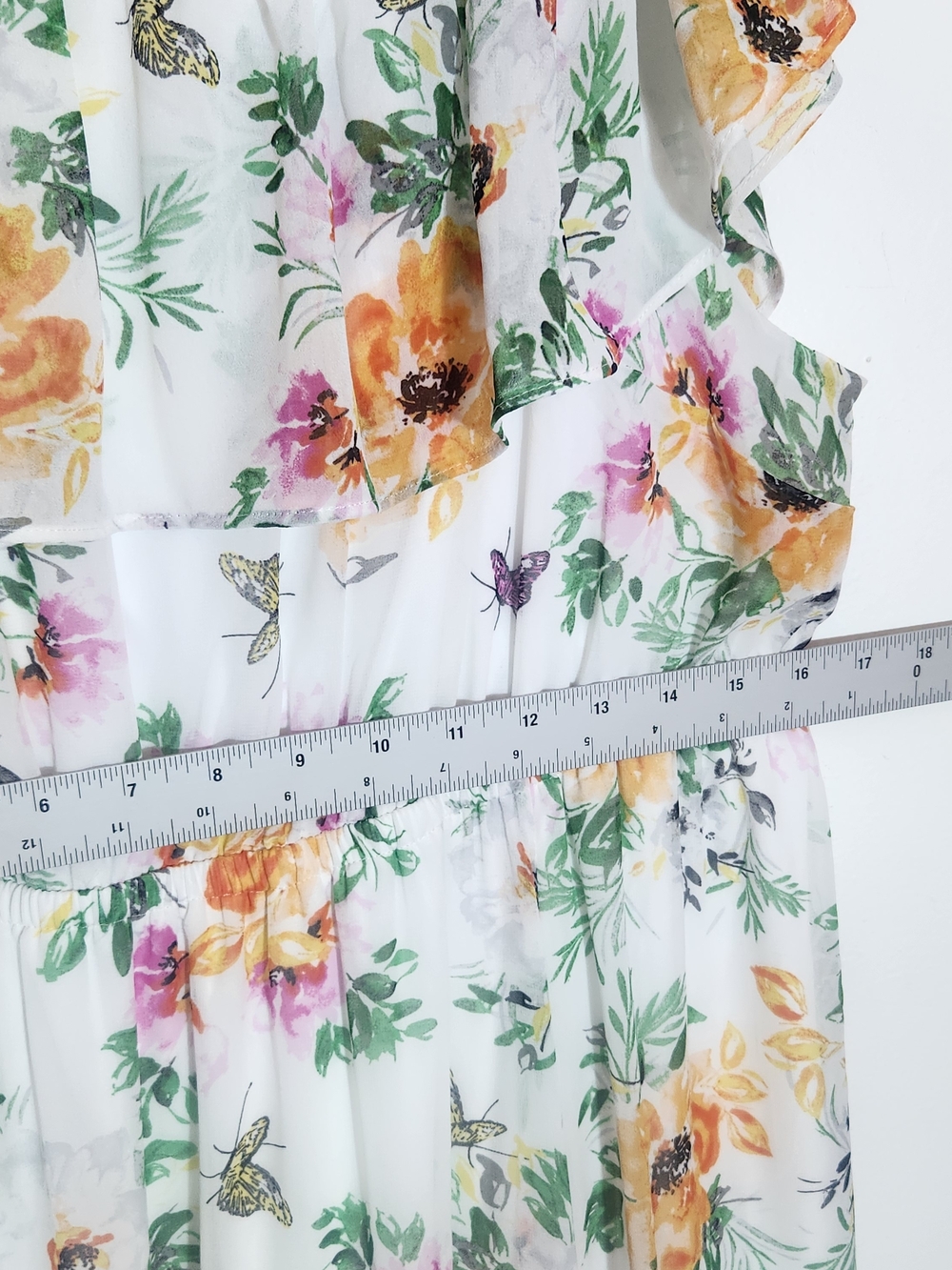 Torrid White Floral Maxi Dress Size 2X Wedding Guest Dress - Picture 7 of 9